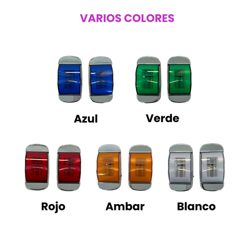 Plafón lateral para camión con borde cromado 