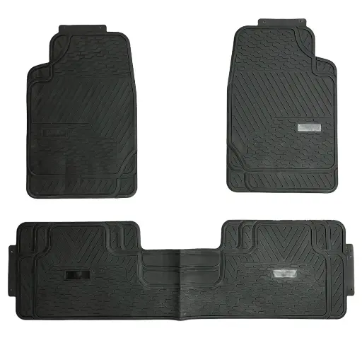 [TAM2210/TAP-273N] Tapete de 3 piezas negro reforzado recortable