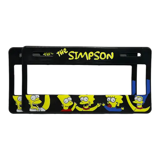 [FLEXI-SIMPSON] Portaplaca flexible Los Simpson