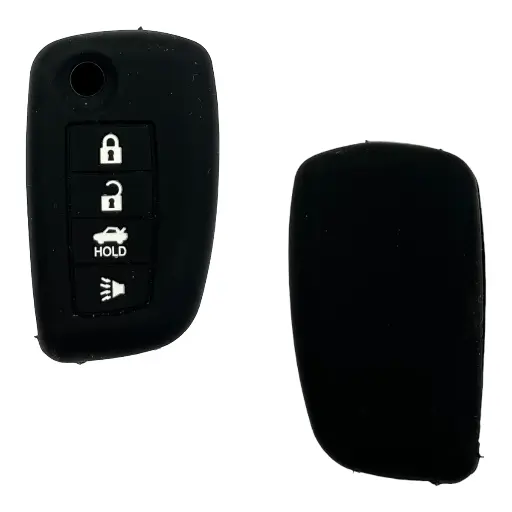 [FLLAVE-NISSAN] Funda de llave negro Nissan tipo navaja