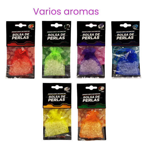 Aromatizante tipo perlas coche
