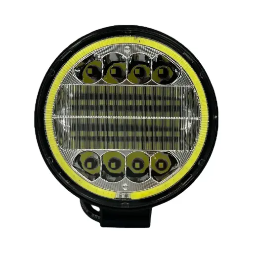[DJ912MAX] Faro LED redondo con arillo de gel en color blanco