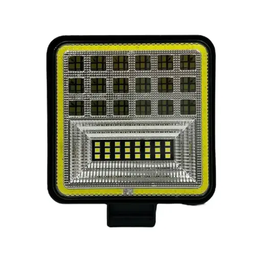 [DJ1012MAX] Faro LED cuadrado con arillo de gel en color blanco