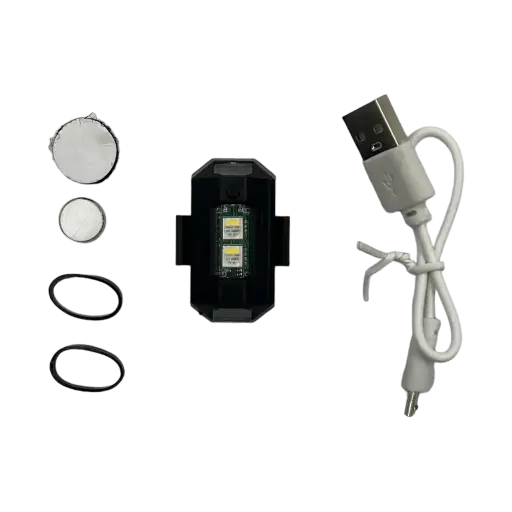 [FA-L2RGB] Faro inalámbrico con 2 LED y luz RGB