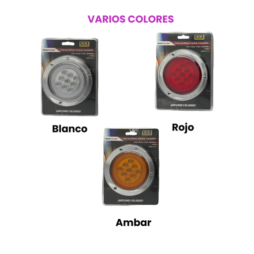 Plafón redondo con 9 LED y GLO