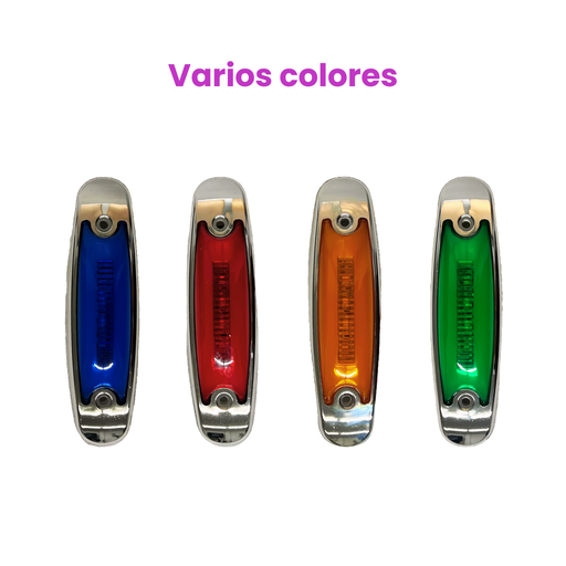 Plafón tipo Peter Bilt con GLO función fijo + estrobo (12/24V)