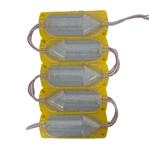 Modulo LED tipo flecha en varios colores (tira de 10 piezas)