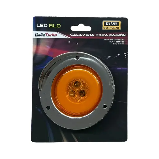 [PLA6695] Plafón direccional GLO para camión de 2.5" con visera 