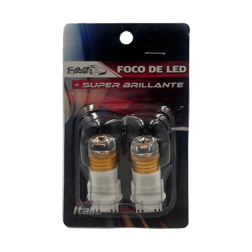 [FOL3157LSTY-SAI] Foco LED ámbar 3157 con lupa 