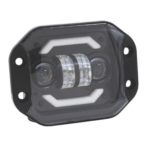 [RS-LED-13088W-W-Y] Faro LED atornillable con 2 lupas y ojo de angel bicolor (blanco/ámbar)