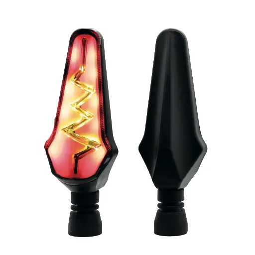 Direccional LED secuencial tipo rayo