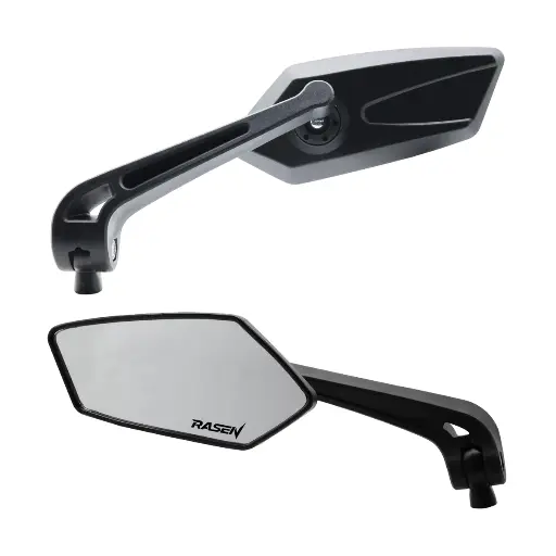 [RS-ESP-7003BK] Espejo deportivo moderno con adaptador 8-10MM