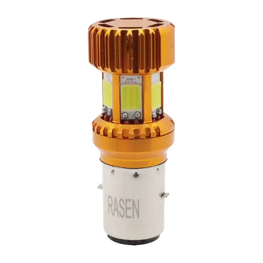 Foco de faro LED con 6 caras con carcaza de color