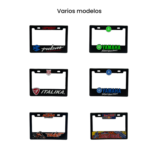 Portaplaca para motocicleta premium 