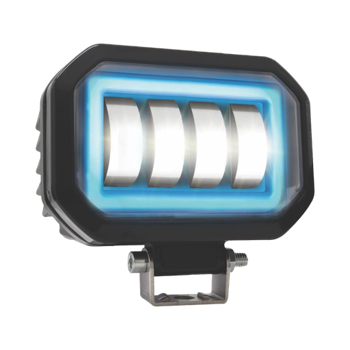 Faro LED cuadrado con 4 lupas y ojo de ángel (varios colores)