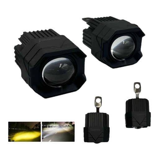 [RS-LED-13107Y-W] Faro hexagonal con lupa luz fija 