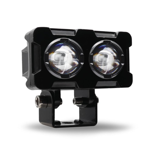 [RS-LED-13026Y-W] Faro LED rectangular 2 ojos bicolor