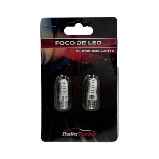 Foco T10 "pellizco" con recubrimiento de gel