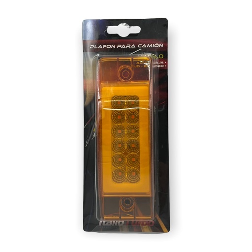 Plafón direccional lateral para camion con LED + glo 