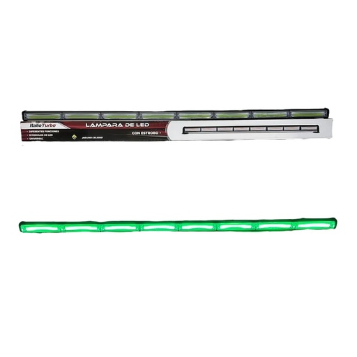 Barra LED de 8 paneles cob con funciones
