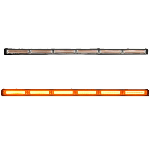 [BAR90SINGLEYF] Barra LED ambar de 6 paneles COB con múltiples funciones
