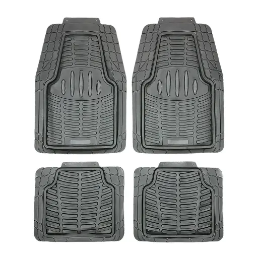 [TAM269BK-SAI] Tapete universal reforzado recortable de 4 piezas