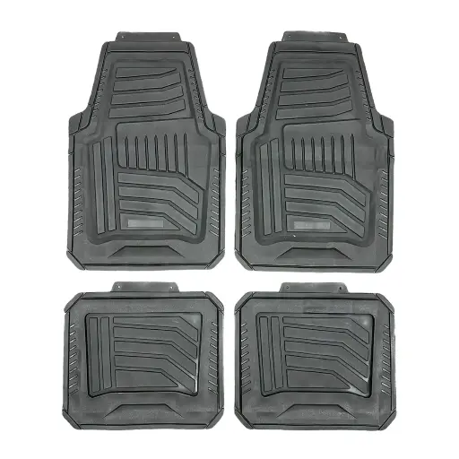 [TAM270BK-SAI] Tapete universal reforzado recortable de 4 piezas