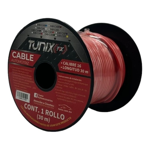 Cable de 30M calibre 16
