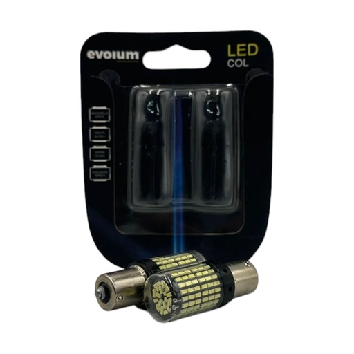 Foco de 1 polo con patas parejas de 144 LED (1156)