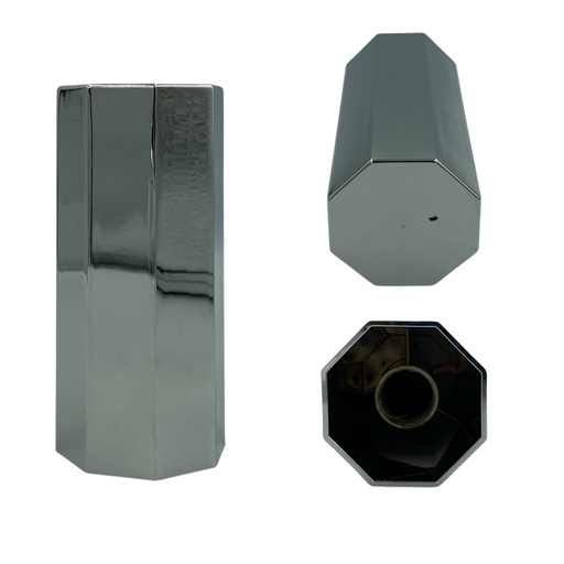 [CAP842/CAP-P401] Capuchon cromado alto 12.7 CM de rosca