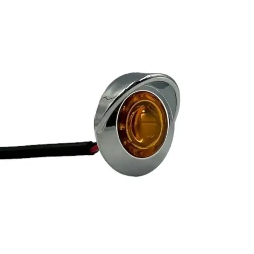 [PLA6733Y] Plafón ámbar de 3/4 con visera función alta y baja, bolsa de 10 piezas 