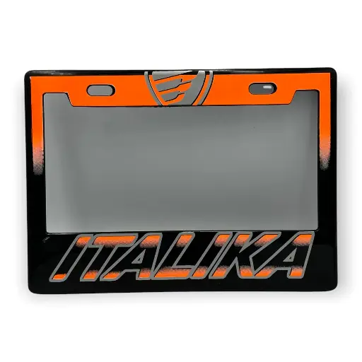 Portaplaca para motocicleta marca Italika 