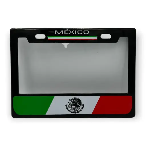 [PPM-MEXICO] Portaplaca para motocicleta marca México
