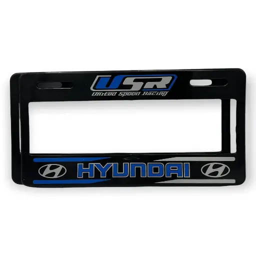 Portaplaca flexible marca Hyundai