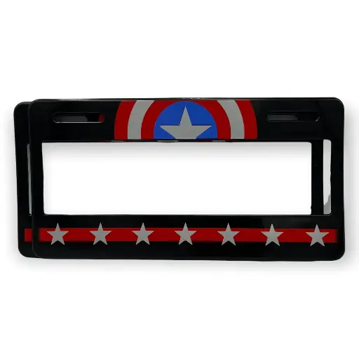 [FLEXI-CAP] Portaplaca flexible Capitan America