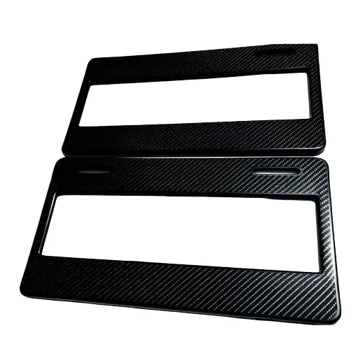 [FIBRA-CARBON] Portaplaca tipo fibra de carbono