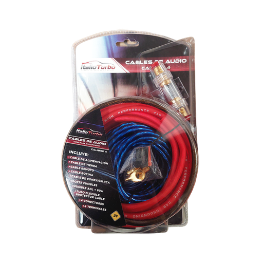 [CAB8GAKIT/CAB-K8] Cables de audio calibre 8 KIT