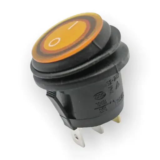 Interruptor redondo bolsa con 10 piezas en varios colores