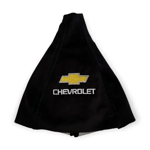 [FND-PLN-CHEV1] Funda para palanca de gamuza "Chevrolet"