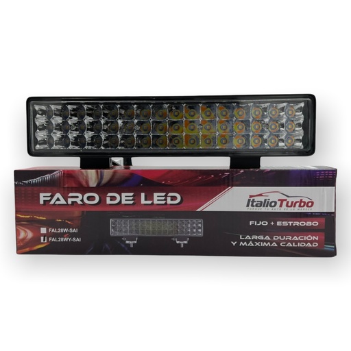 [FAL28WY] Barra LED bicolor (blanco/ámbar) 