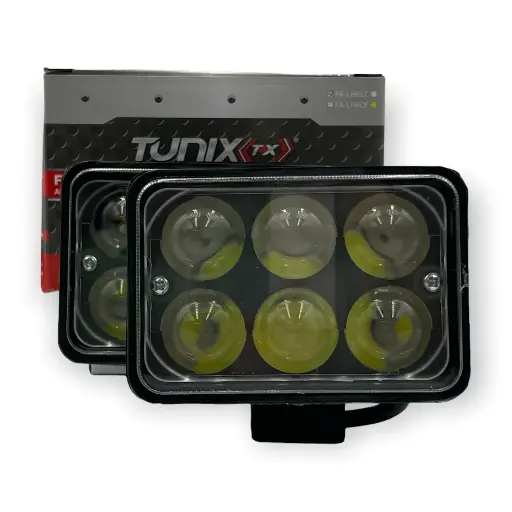 Faro de 6 LED con lupa 