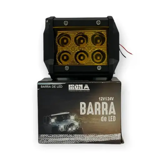 [BAR18AMB] Faro LED tipo C mica ámbar Iron