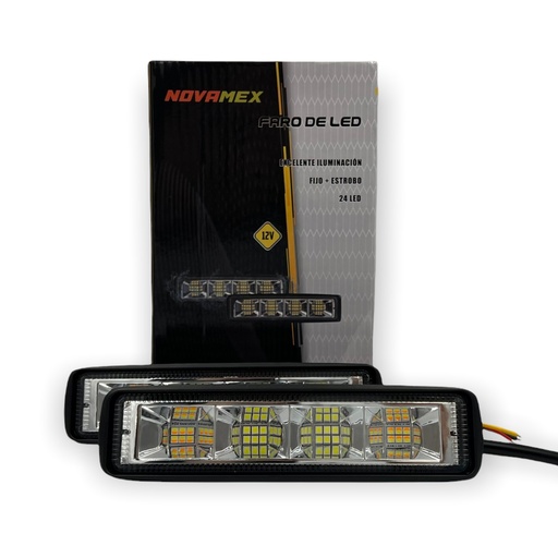 [FAL60150WYL-SAI] Barra LED con cuartos (blanco/ámbar)