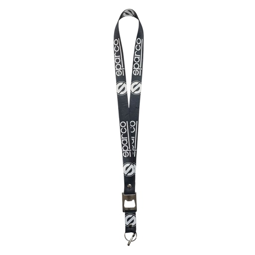 [LNY-SPARCO1] Lanyard con destapador Sparco negro