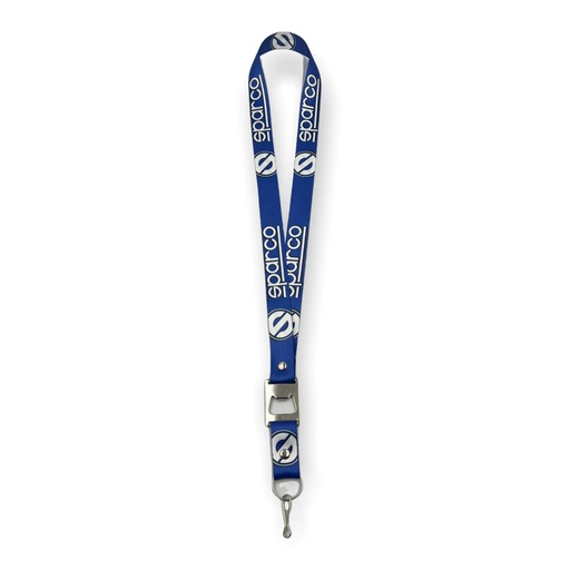 [LNY-SPARCO] Lanyard con destapador Sparco azul