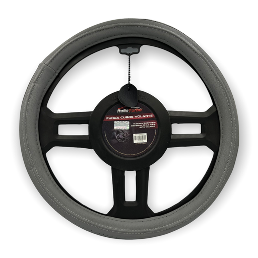[FVOP04GY-TFI] Funda cubrevolante de piel gris