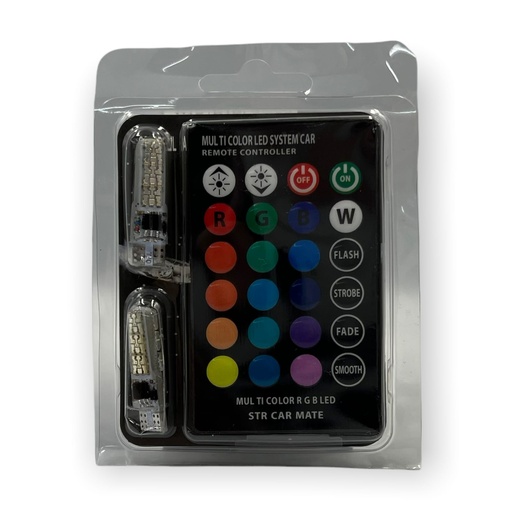 [FO-1586C7] Pellizco T10 con control RGB