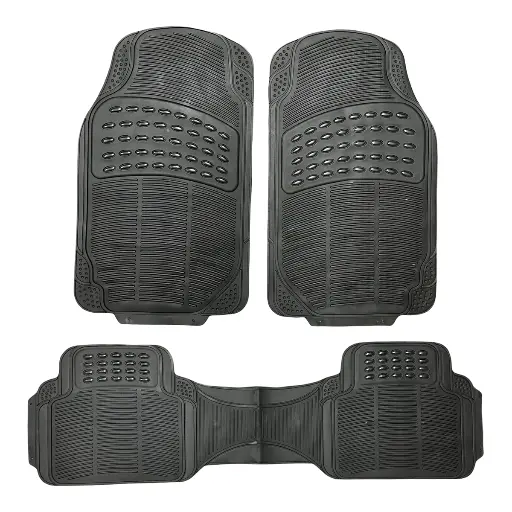 [TAM206BK/TAP-263N] Tapete automotriz de uso rudo 3 piezas