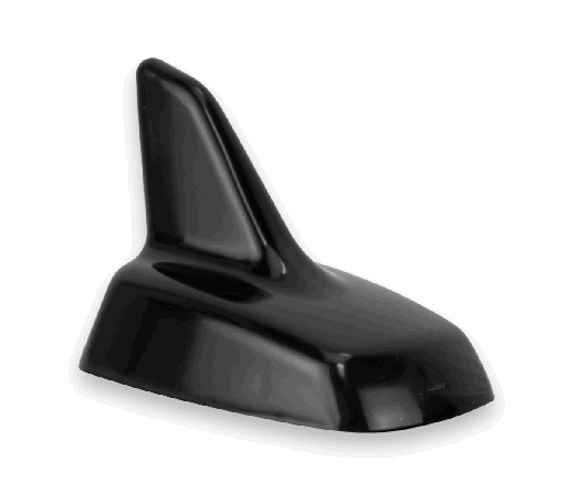 [ANI202-SAI] Antena imitación tiburón color negro