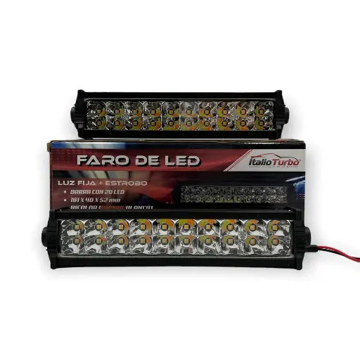 [FAL40WY-SAI] Par de barras LED bicolor (blanco/ámbar) 18 cm C/U